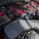 A photo of the V8 engine in the front of the Maserati Ghibli.
